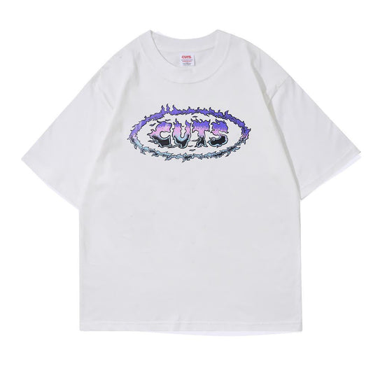 [COSCHIC]Potongan Putih | Big T Shirt Billie Eilish