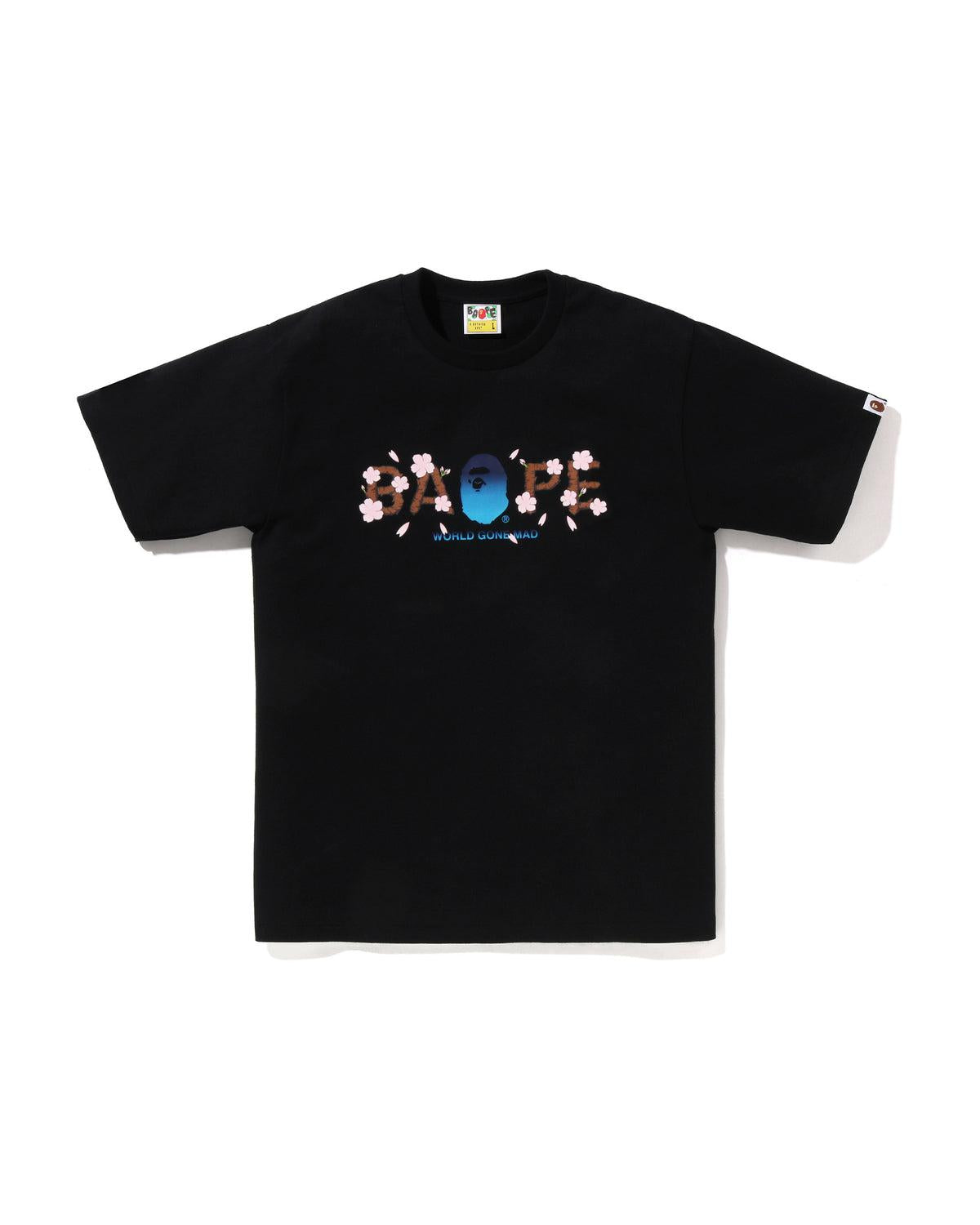 [COSCHIC]Moonface Logo Short Sleeve Tee Nav Streetwear Drip