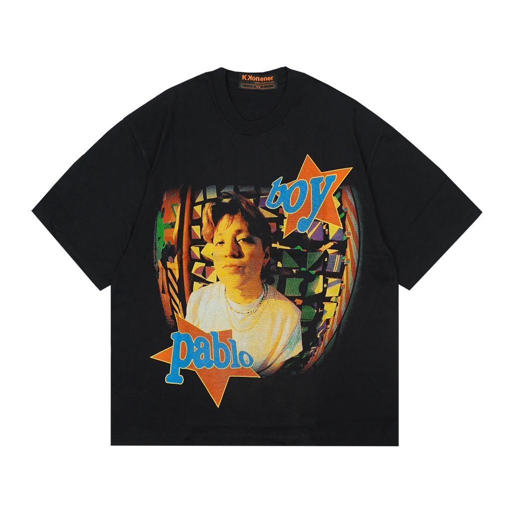 [COSCHIC]Kontener Ymy Baju Hijau Boy Pablo Oversize Tee