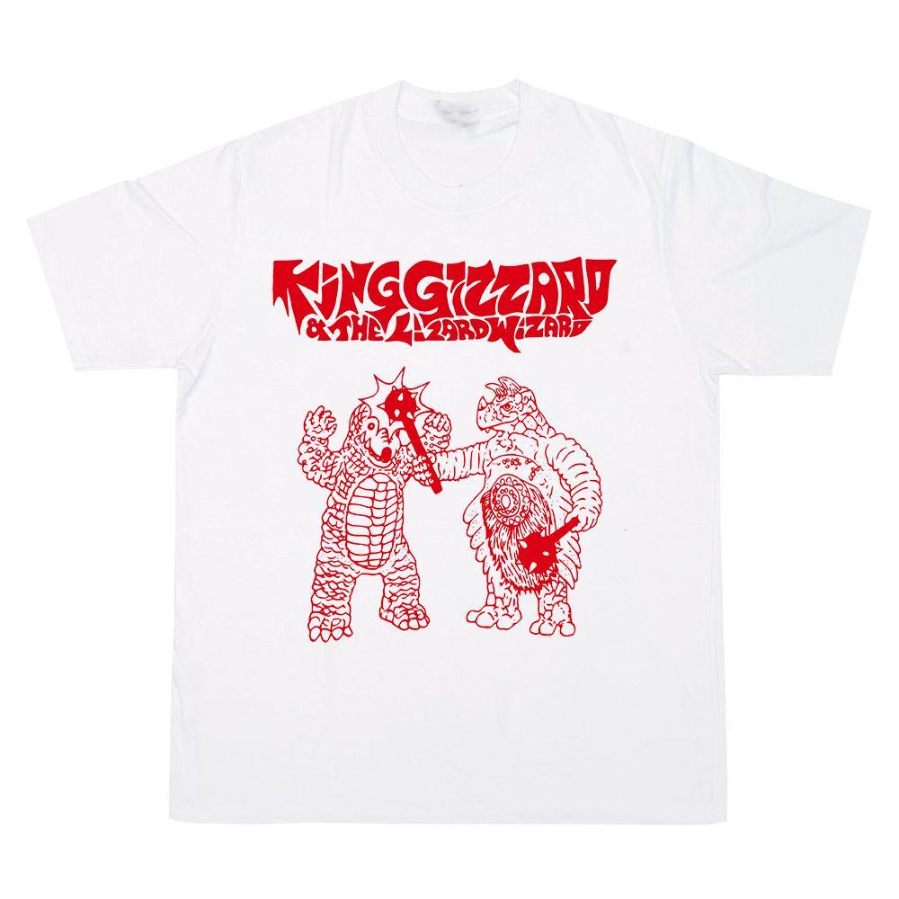 [COSCHIC]Raja Gizzard Band Graphic Statement T-Shirt