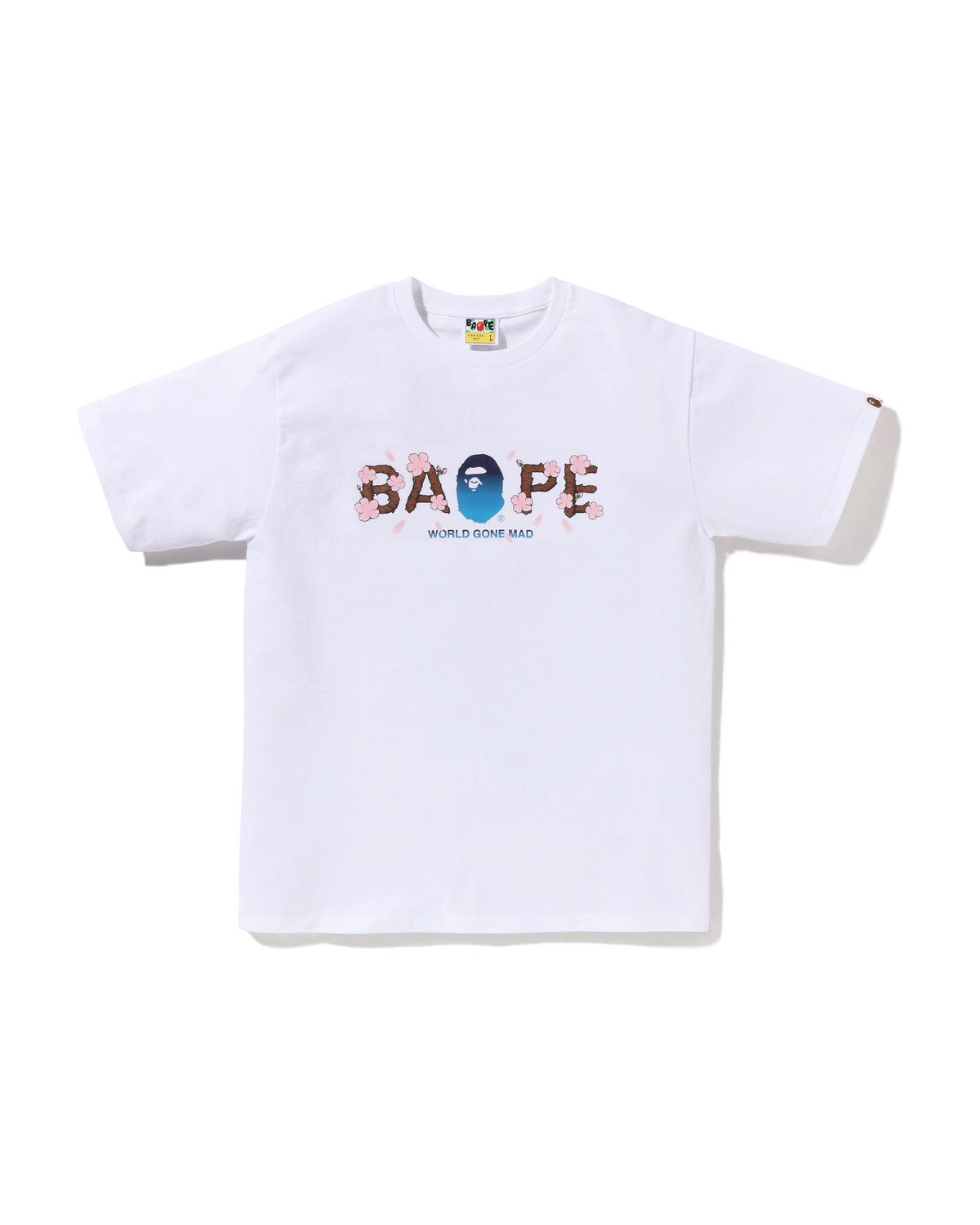 [COSCHIC]Moonface Logo Short Sleeve Tee Nav Streetwear Drip
