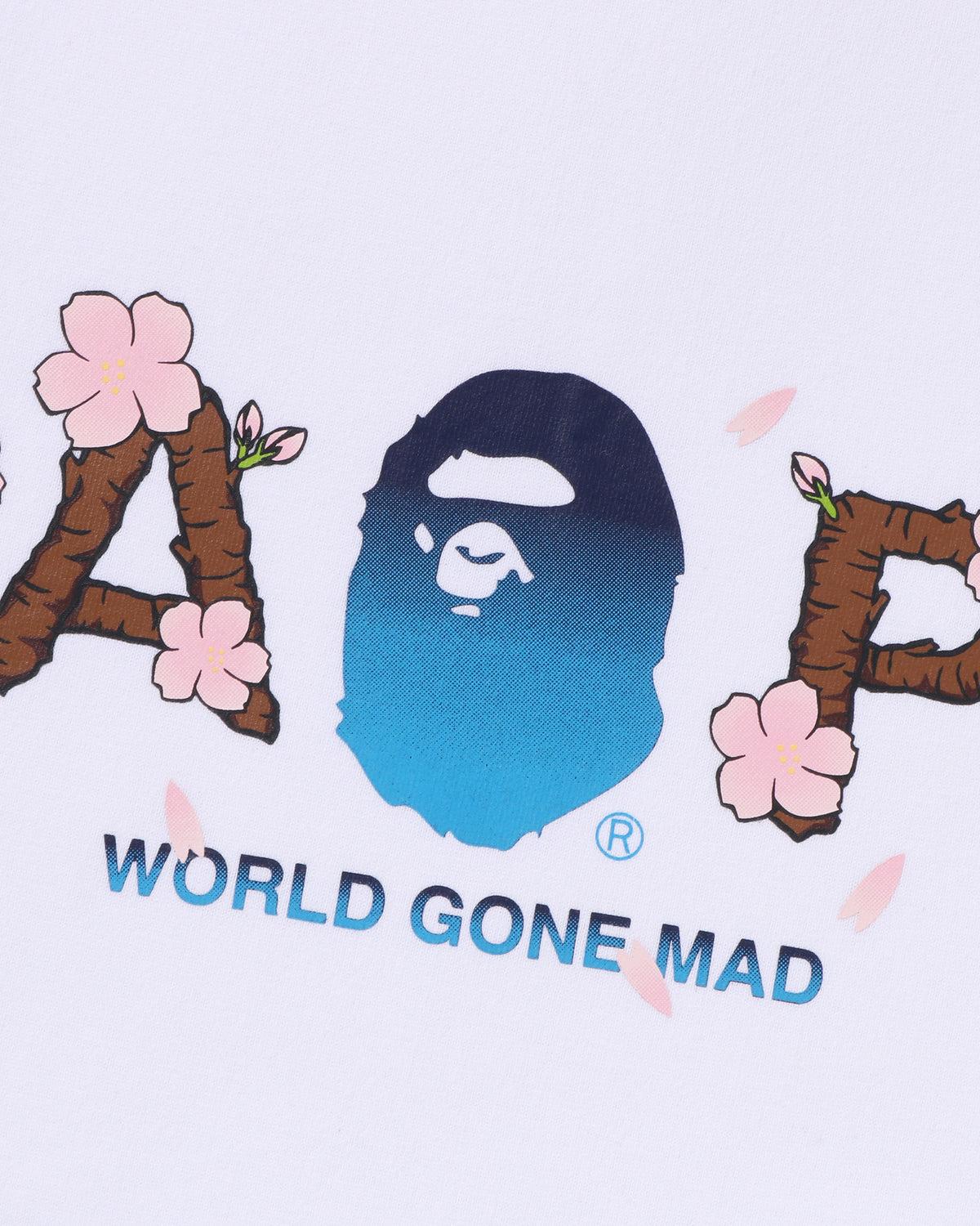 [COSCHIC]Moonface Logo Short Sleeve Tee Nav Streetwear Drip