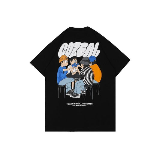 [COSCHIC]Gozeal Coffee Club Graphic Unisex Tee