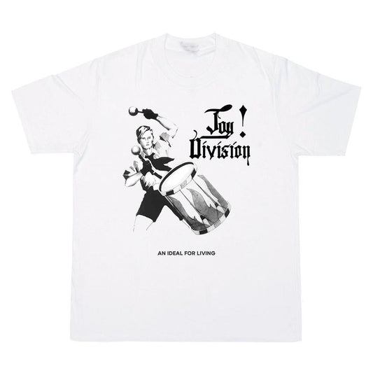 [COSCHIC]Joy Division Music Graphic Combed T-Shirt