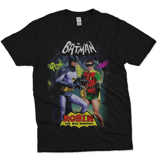 [COSCHIC]Stok Siap Movie Shirt Batman & Robin Vintage Tee