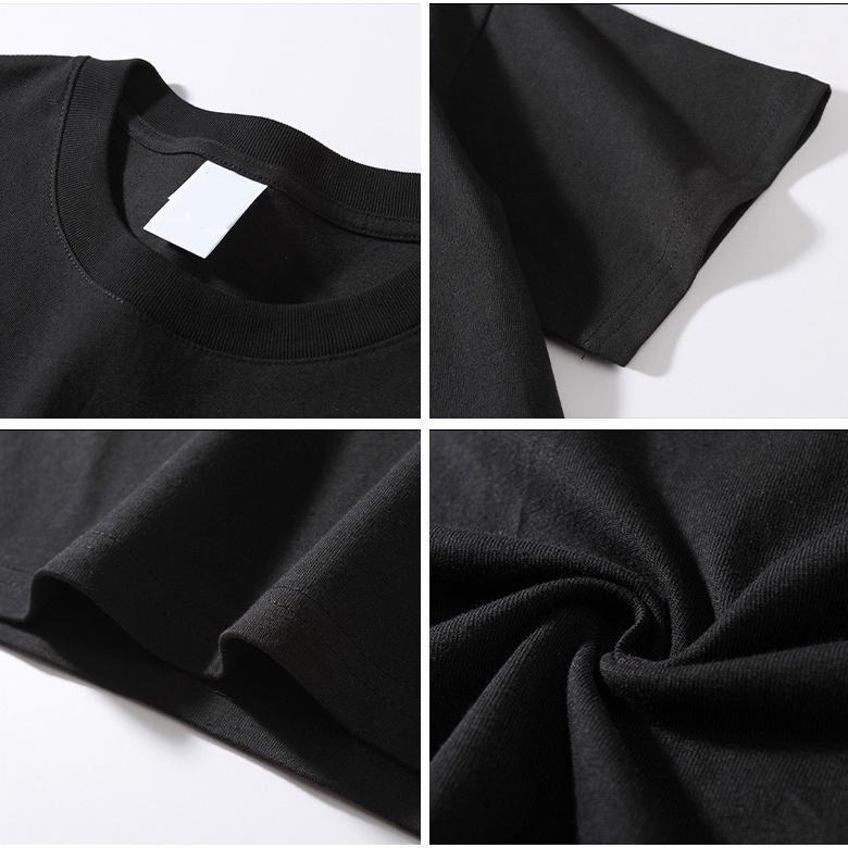 [COSCHIC]I0041 American Retro Oversize Black Cat Tee