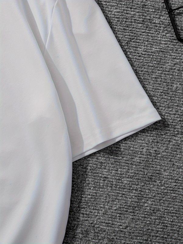 [COSCHIC]Short Sleeve T-Shirt, Versatile Fashion Brand, Unisex, Crew Neck, Loose and Casual, Trend, Ins Style, [COD] baju kelinci wanita corteiz uniqlo cropped shirt icon clothing