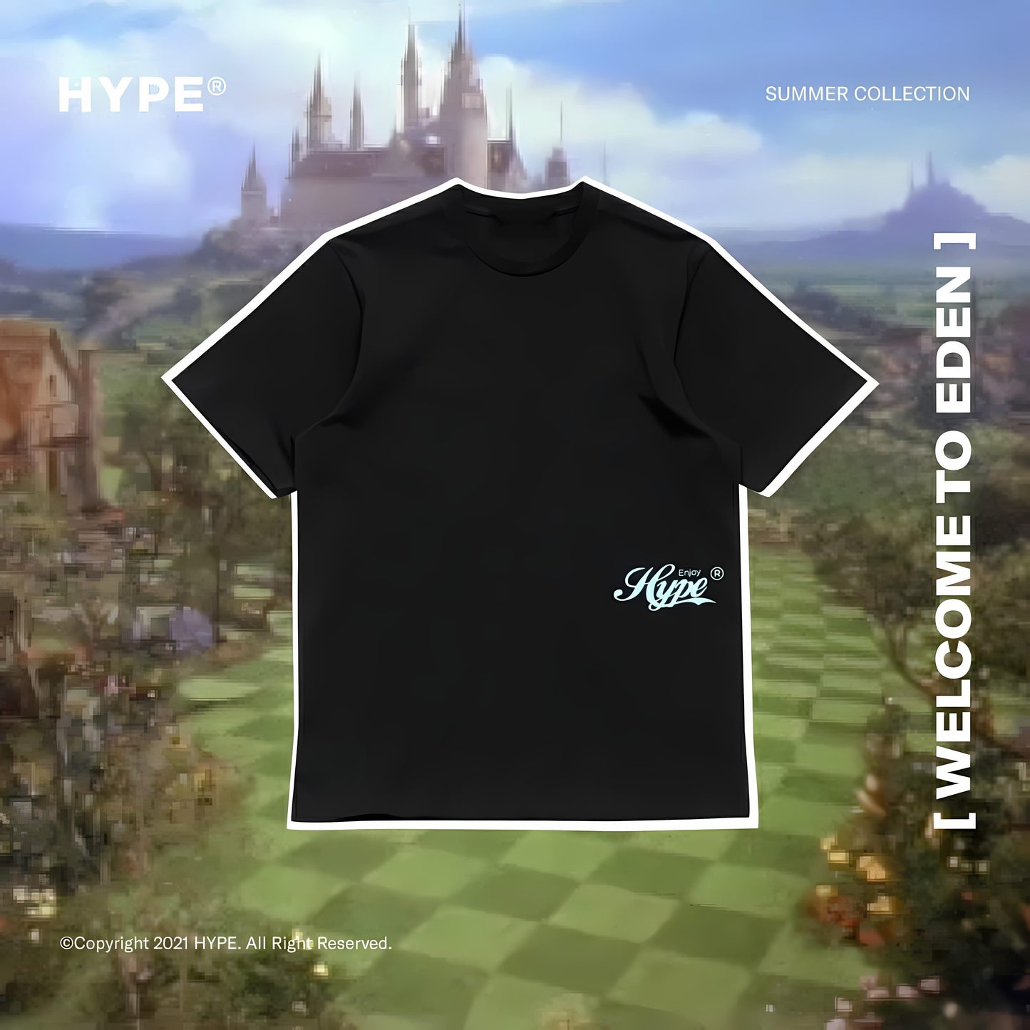 [COSCHIC]Hype Relaxed Fit Kaos Wanita Vintage Tee