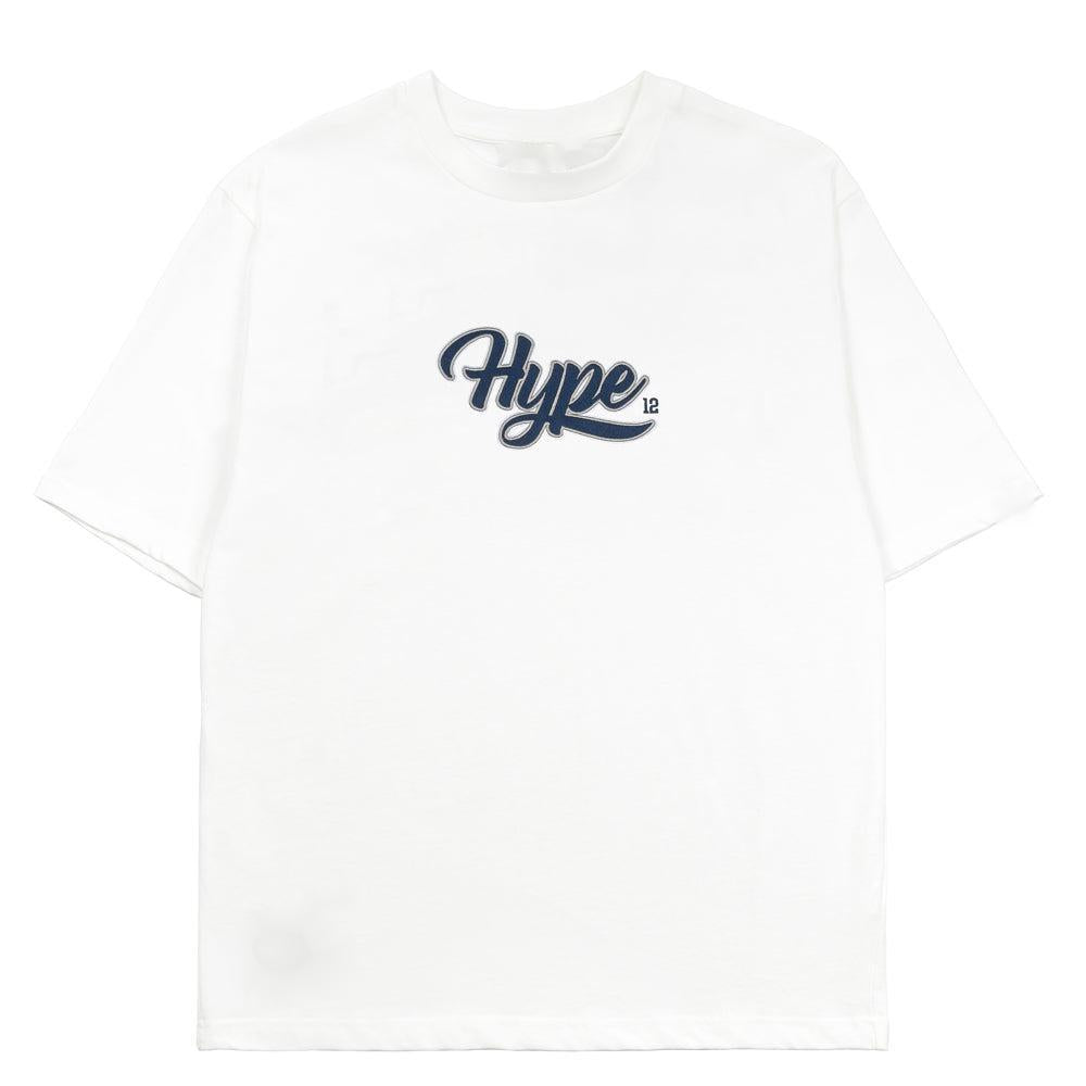 [COSCHIC]Hype Men's Oversized T-Shirt With Bold Logo