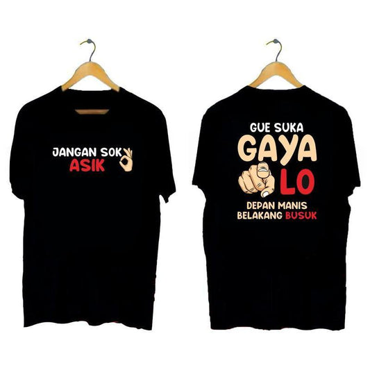 [COSCHIC]Monochrome Art Stylish Black White Graphic Tee