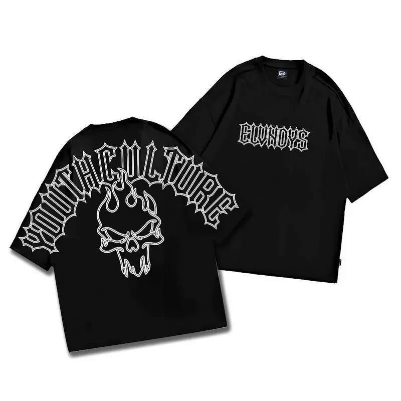 [COSCHIC]Lukisan Tangan Ilustrasi Artistic Oversize Tee