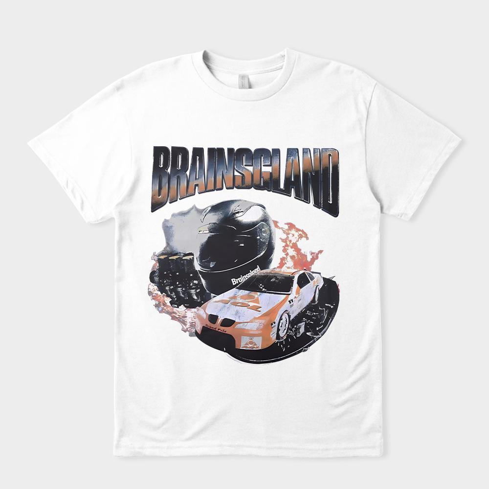 [COSCHIC]Karimake Brainsgland Oversize Cotton Tee