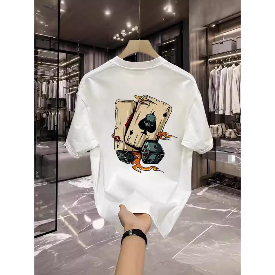 [COSCHIC]T-Shirt Lelaki Corak Unik Casual Printed Tee