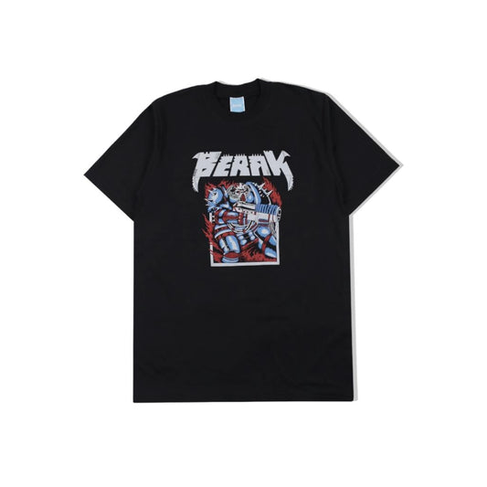 [COSCHIC]Hitam Berak 9420 Black Sleeve Graphic Tee