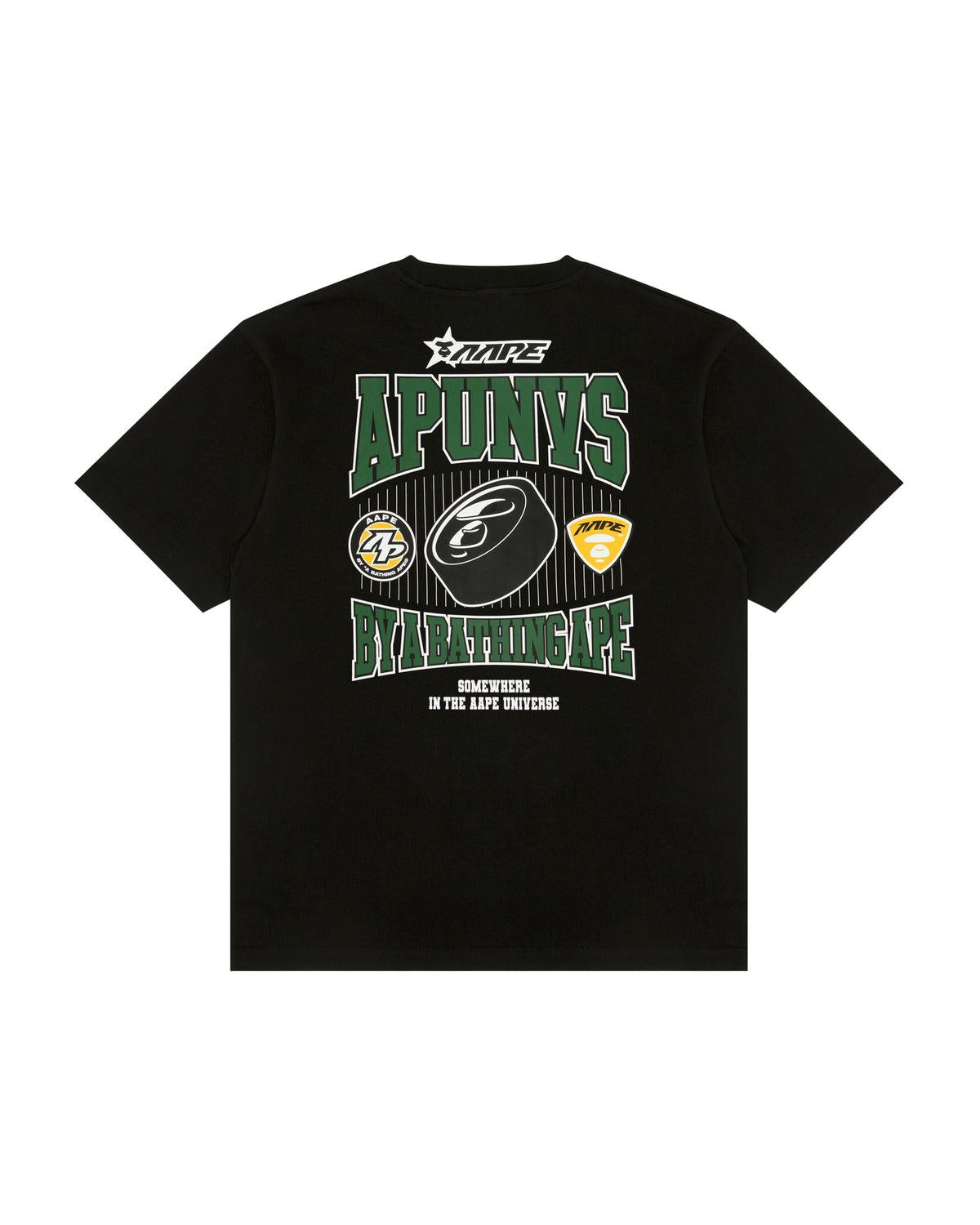 [COSCHIC]Street Logo Print Tee Flannel Shirt Dude Nav