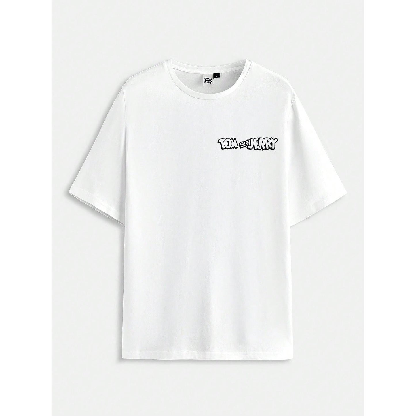 [COSCHIC]Tom & Jerry Cartoon Graphic Black Tee