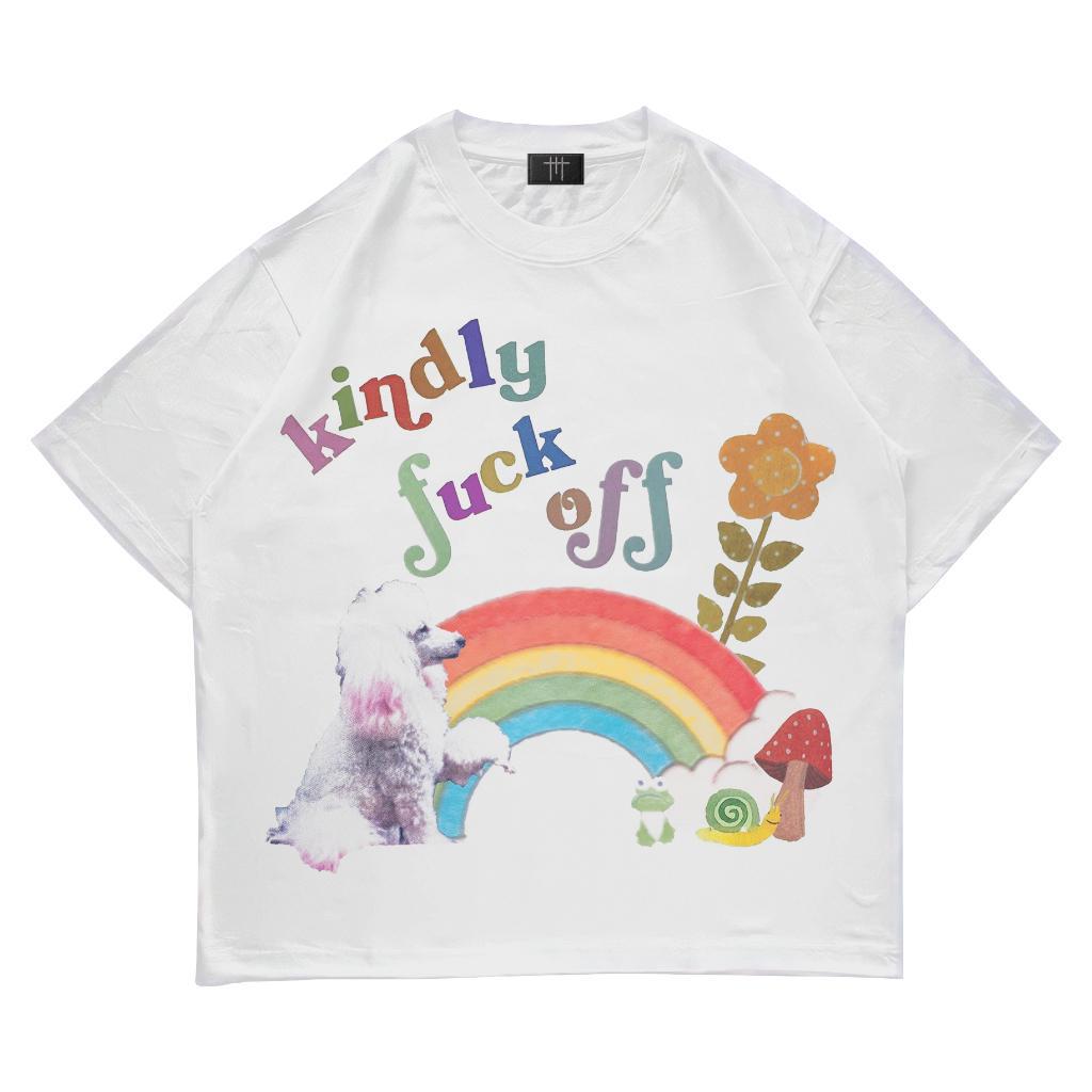 [COSCHIC]Megalast Sila F*ck Oversize Graphic T-Shirt