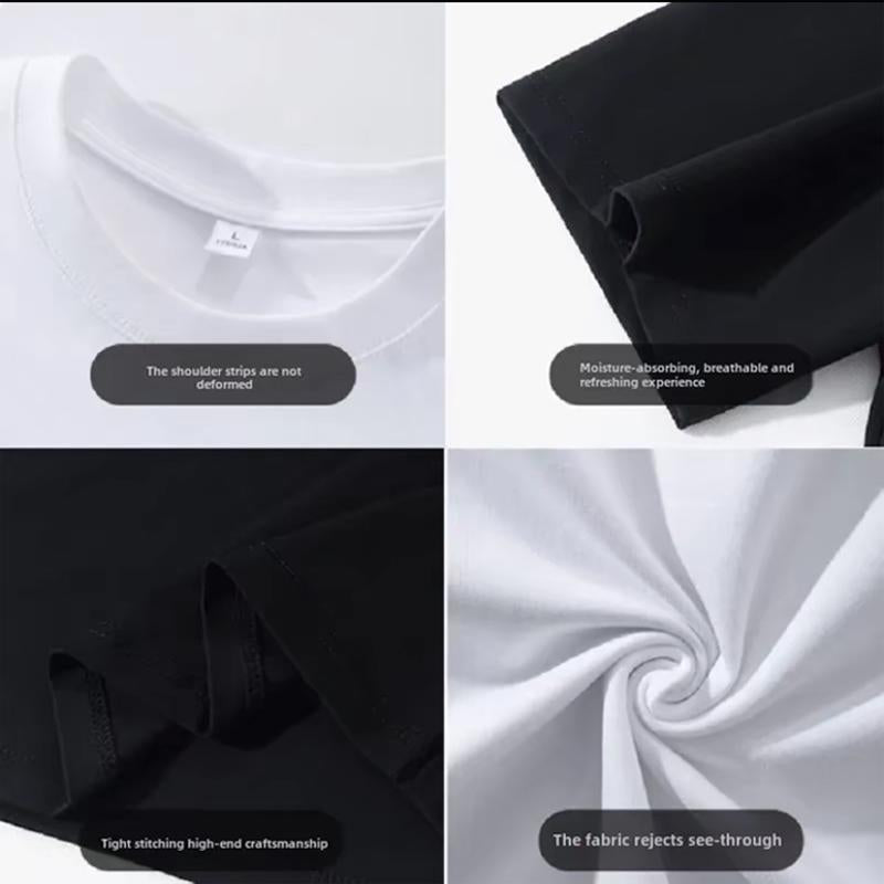 [COSCHIC]Monochrome Art Stylish Black White Graphic Tee