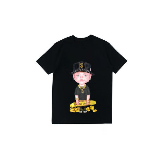 [COSCHIC]Abstract Art Print Modern Graphic Cotton Tee