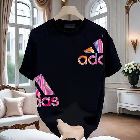 [COSCHIC]Short Sleeve T-Shirt, Versatile Fashion Brand, Unisex, Crew Neck, Loose and Casual, Trend, Ins Style, [COD] baju kelinci wanita corteiz uniqlo cropped shirt icon clothing