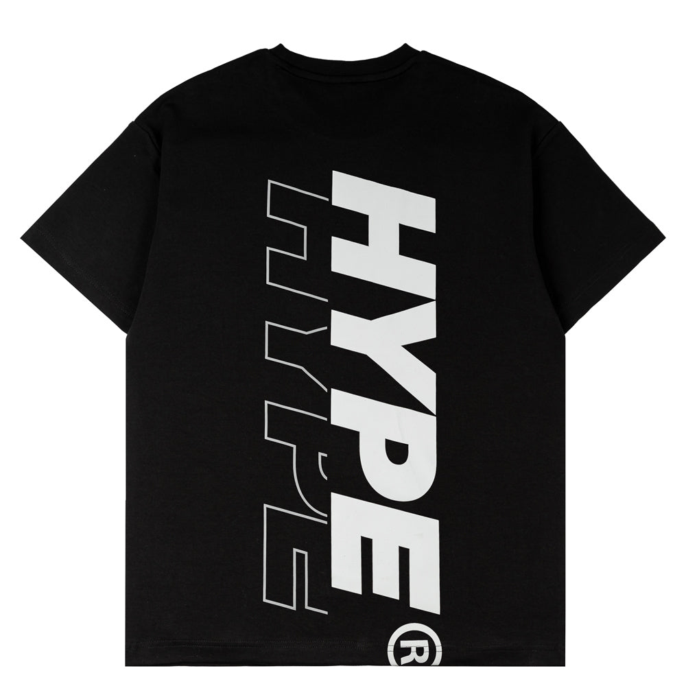 [COSCHIC]Hype Printed Logo Cotton Oversized Men's T-Shirt