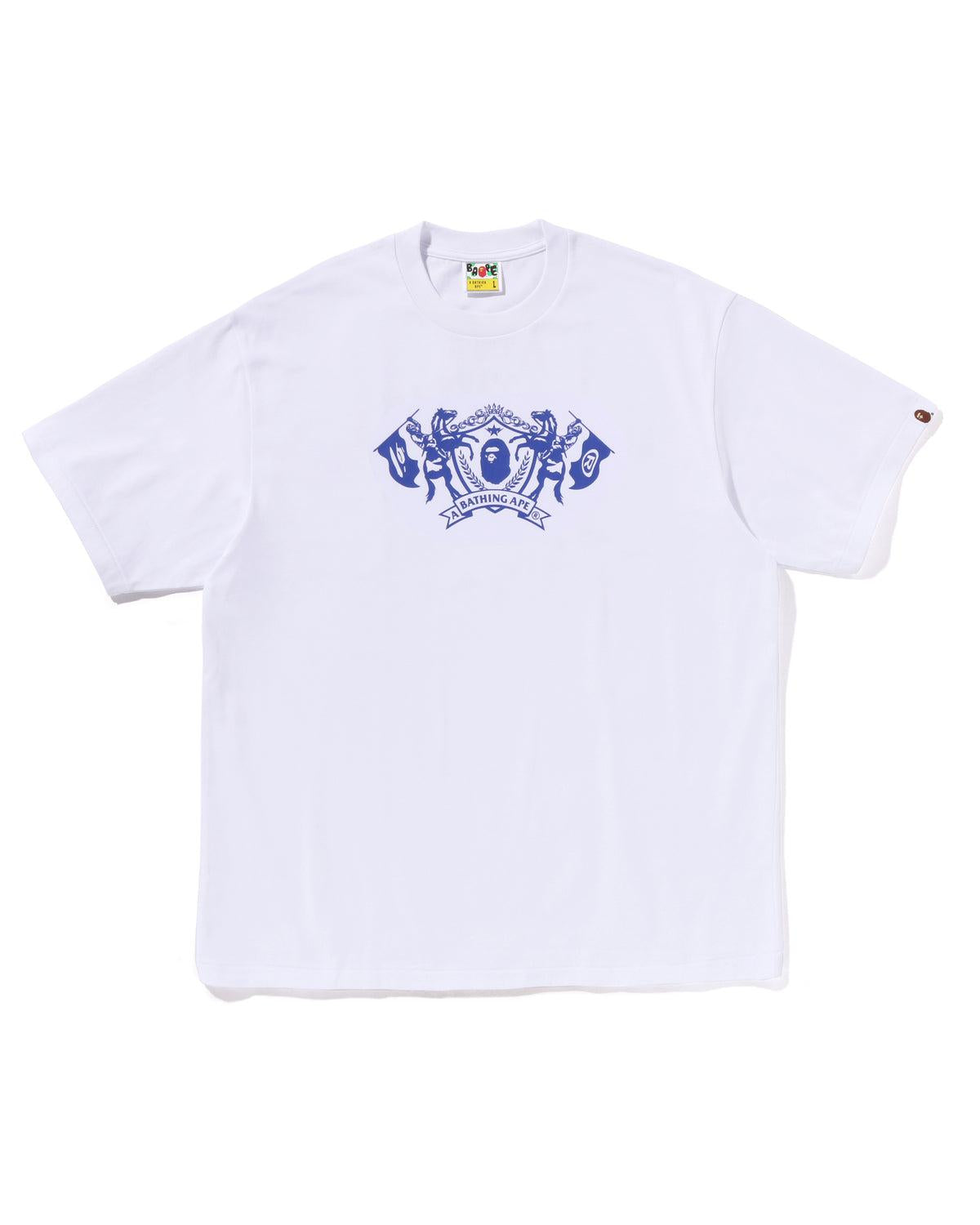 [COSCHIC]Garment Dye Logo Tee cotton breathable tee outfit ke kampus anak hukum