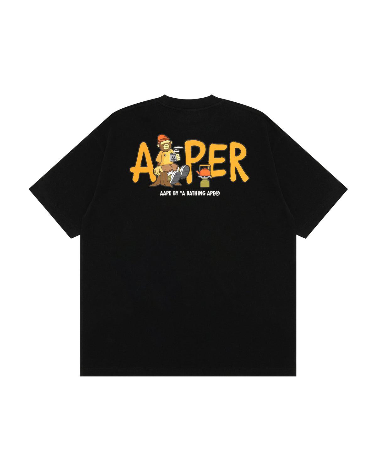 [COSCHIC]College Logo Tie Dye Tee baju belang panda eyes chill tee baggy clothes