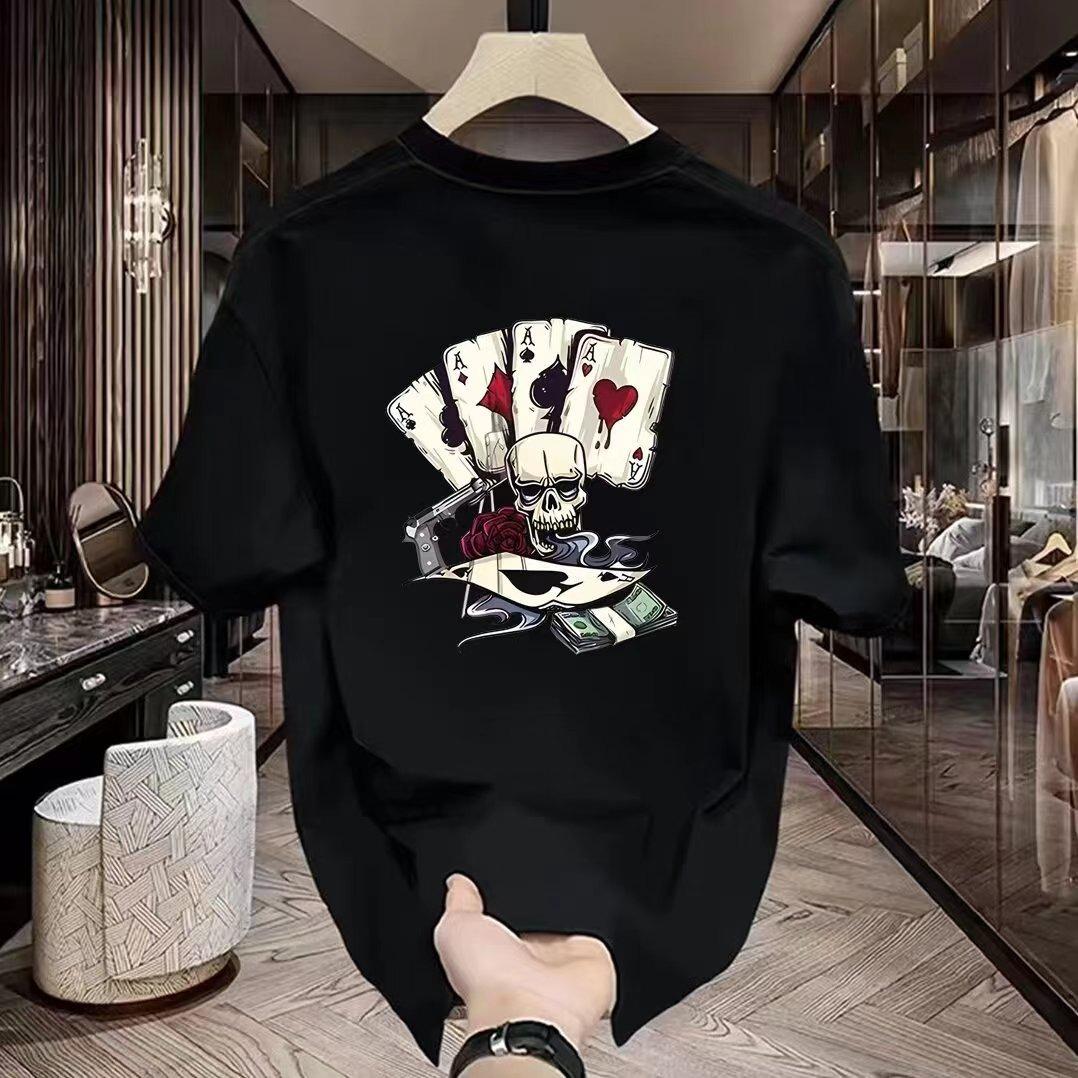 [COSCHIC]T-Shirt Lelaki Corak Unik Casual Printed Tee