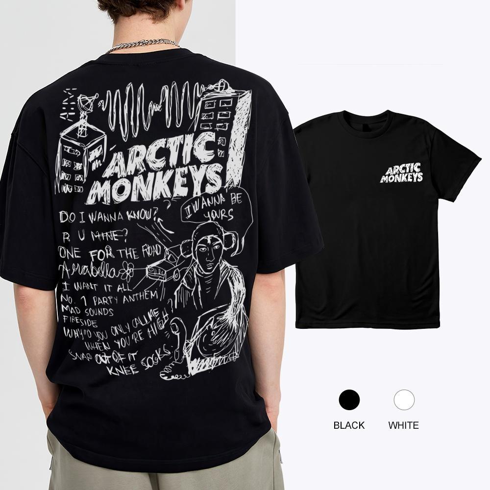 [COSCHIC]Arctic Monkeys Album Oversize Graphic Tee