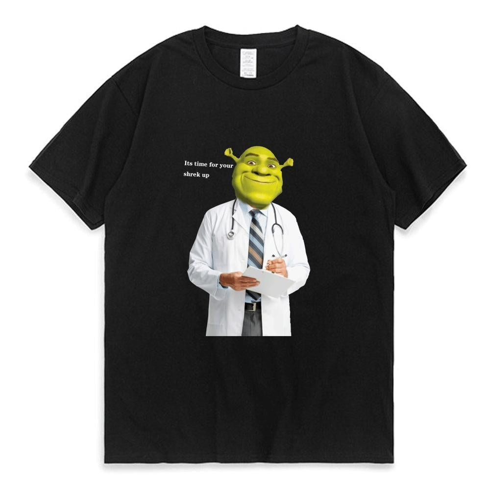[COSCHIC]Shrek Meme Dank Oversized Graphic T-Shirt