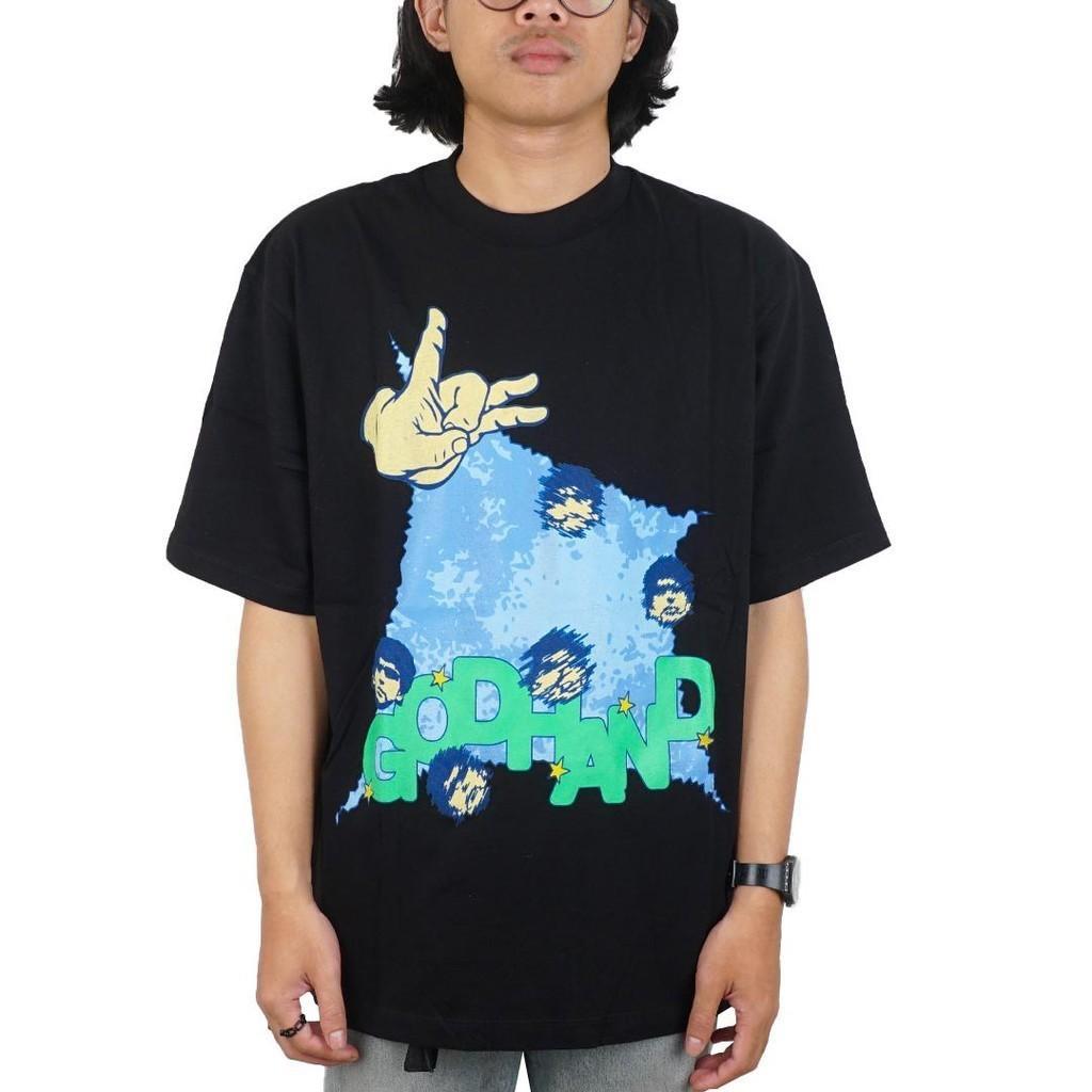 [COSCHIC]Kkonhave Maradona Tangan Tuhan T-Shirt Hitam