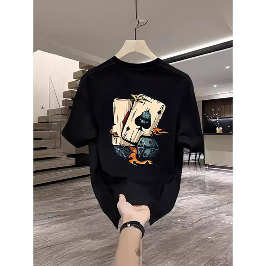 [COSCHIC]T-Shirt Lelaki Corak Unik Casual Printed Tee