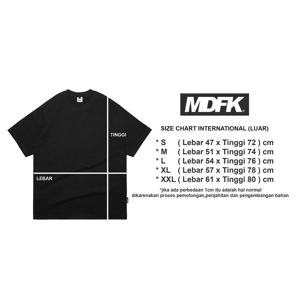 [COSCHIC]Mdfk Hiasan Cotton Oversize Combed Tee