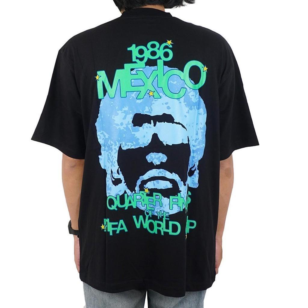 [COSCHIC]Kkonhave Maradona Tangan Tuhan T-Shirt Hitam