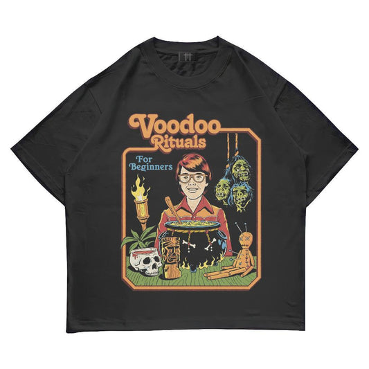 [COSCHIC]Megalast Voido Ritual Vintage Oversized Tee